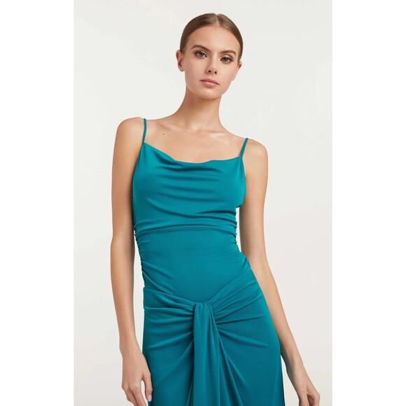 NEW cinq a sept Marta Bodysuit in Blue Jade - Picture 14 of 14